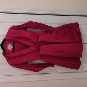 Fuschia Jacket Dress size S/P Catherine Regehr vintage